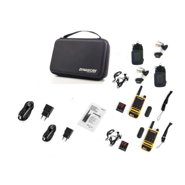 Pack Dynascan P19 + 2 custodie con imbracatura