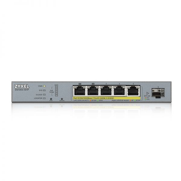 ZYXEL GS1350-6HP switch ip