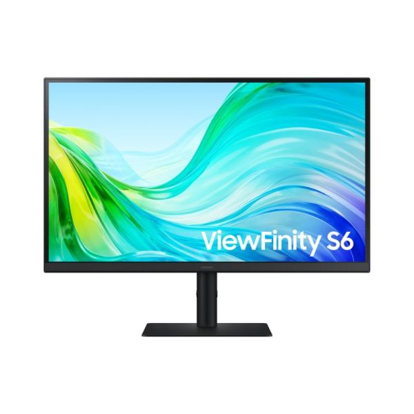 Front view of Samsung ViewFinity S6 27 inch monitor