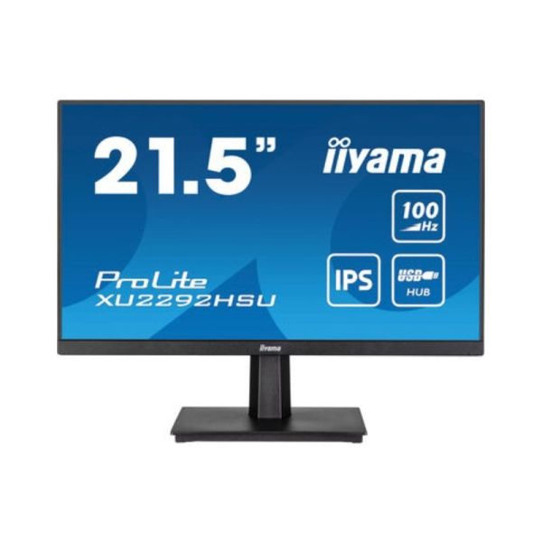 iiyama ProLite XU2292HSU B6 Monitor IPS 21.5 100Hz front view