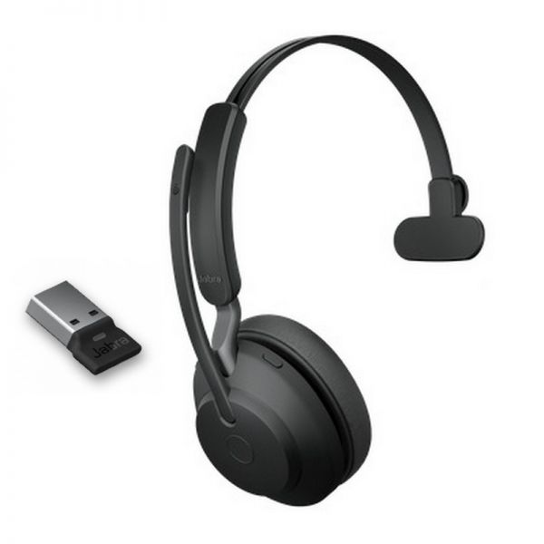 Jabra Evolve2 65 MS Mono USB-A con supporto di ricarica