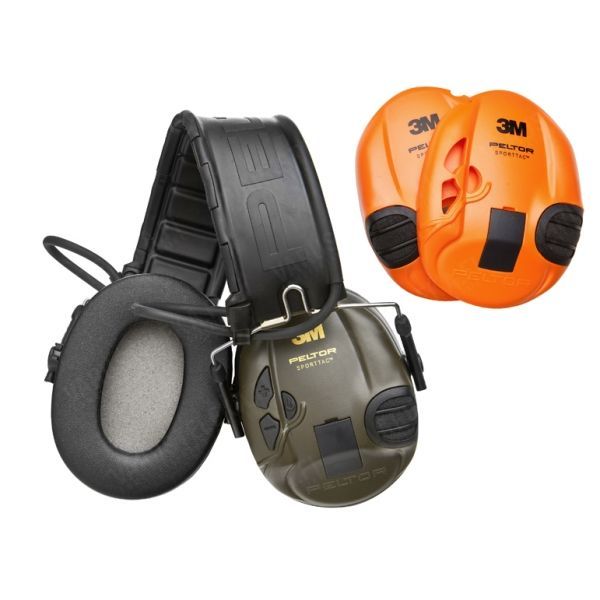 3M Peltor SportTac Verde e Arancione