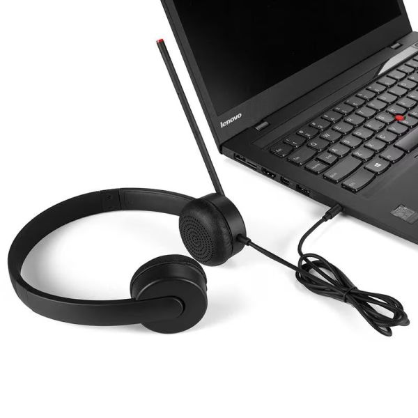 Lenovo Stereo Analog Headset office headset