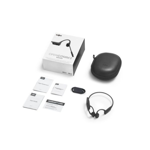 Shokz OpenComm2 2025 Bone Conduction Headset Bluetooth in the box