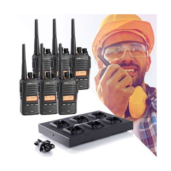 Pack 6 Midland G18 + Caricatore multiplo C1251