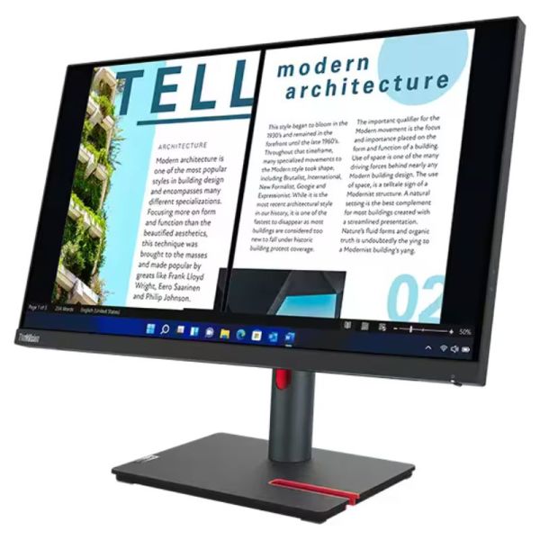 Lenovo ThinkVision P24h 30 USB C QHD Monitor
