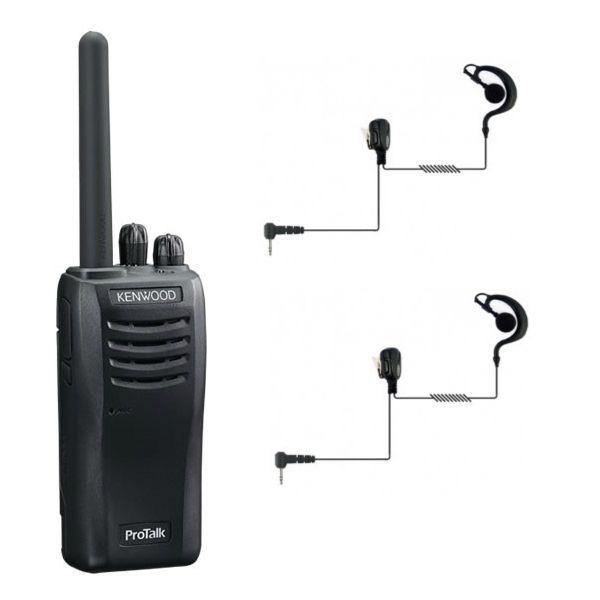 Kenwood Protalk TK-3501 + 2 Auriculares gancho