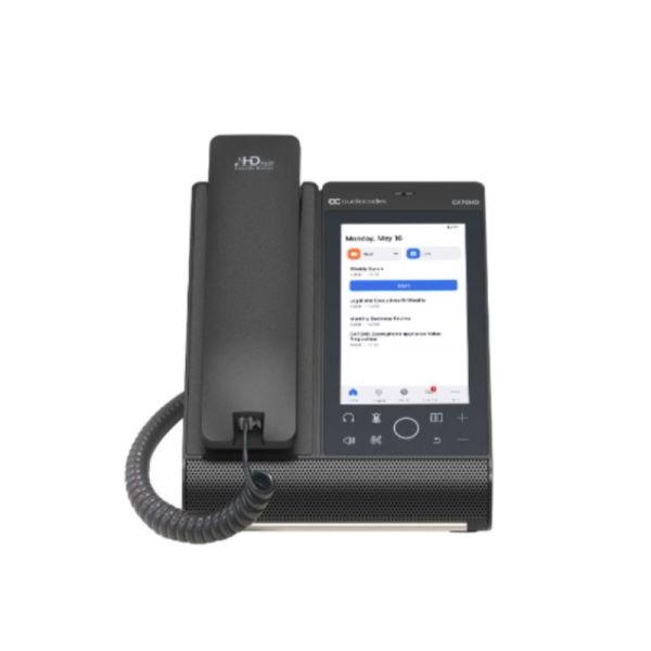 AudioCodes C470HD Zoom Phone front touchscreen view