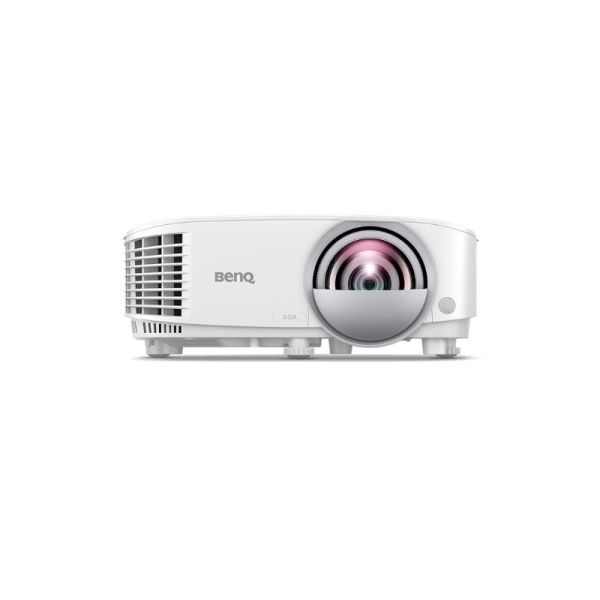 BenQ MX825STH DLP projector front view with short throw lens