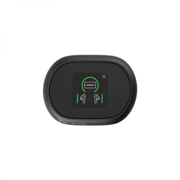 Ricambio, Voyager free 60+ uc touchscreen charge case per bt700a, teams/non teams, nero
