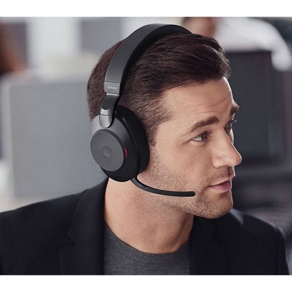 Jabra Evolve2 85 sterei USB-A MS-Nero