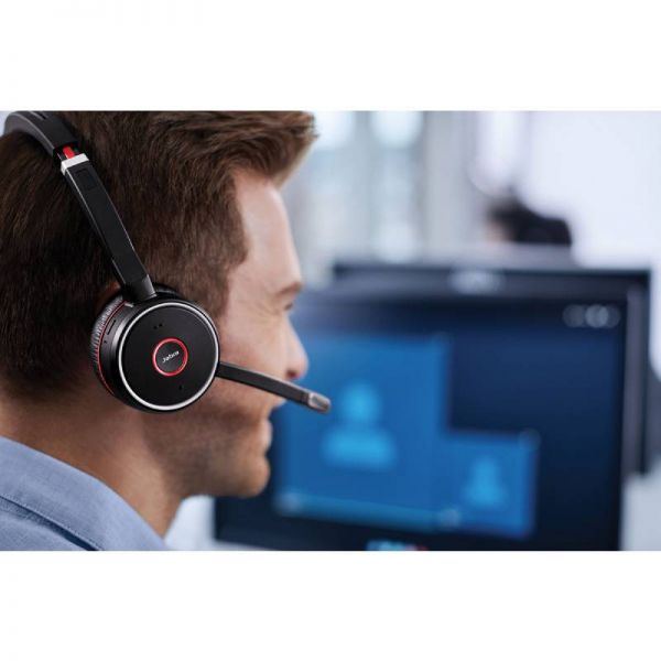 Jabra Evolve 75 MS Duo SE + Base di ricarica