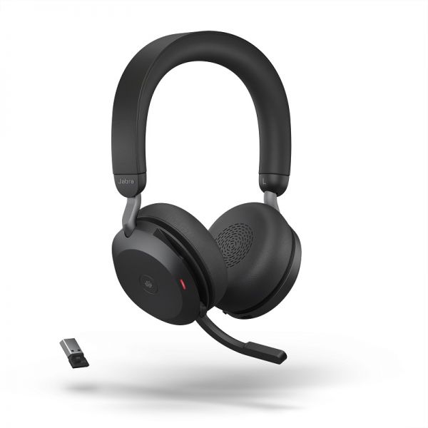 Jabra Evolve2 75 USB-A Microsoft Teams + Base di ricarica
