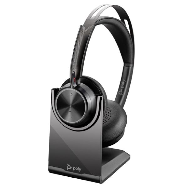 POLY Voyager Focus 2 + adattatore USB-C/A + Base