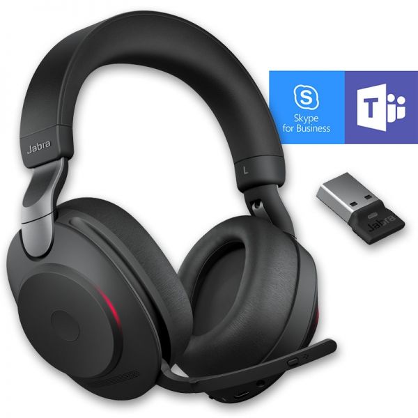 Jabra Evolve2 85 sterei USB-A MS-Nero