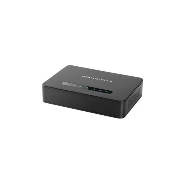 Grandstream HT814 V2 HandyTone compact black ATA gateway for business VoIP networks