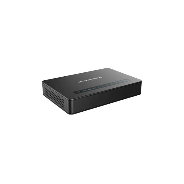Grandstream HT818 V2 eight analog telephone connections and dual Gigabit network interfaces