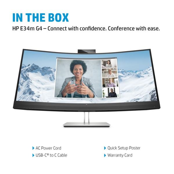 Monitor HP E34m G4 USB-C WQHD 