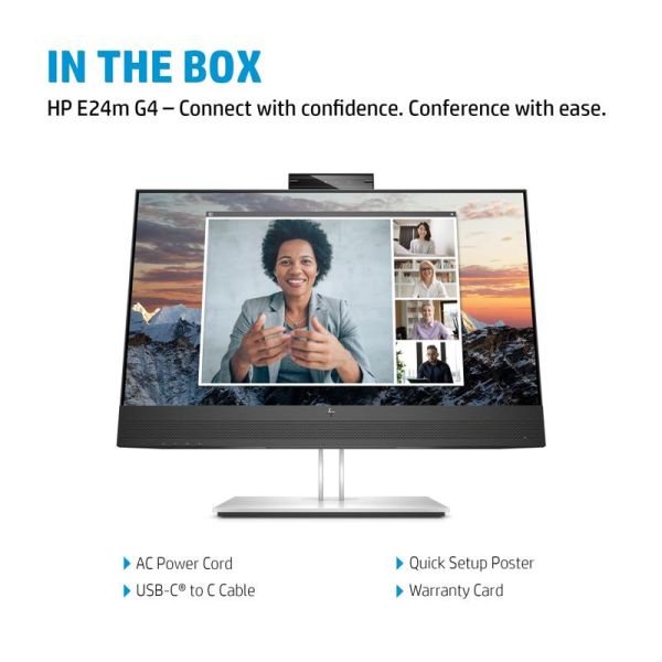 Full HD Monitor HP E24m G4 FHD con USB-C