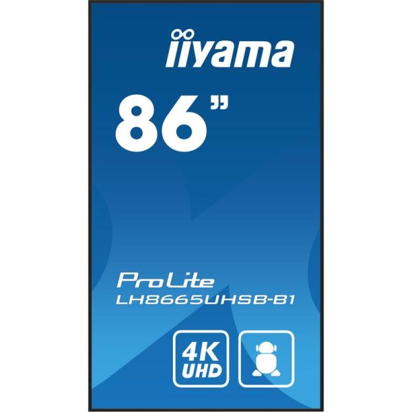 Segnaletica digitale iiyama ProLite LH8665UHSB-B186''