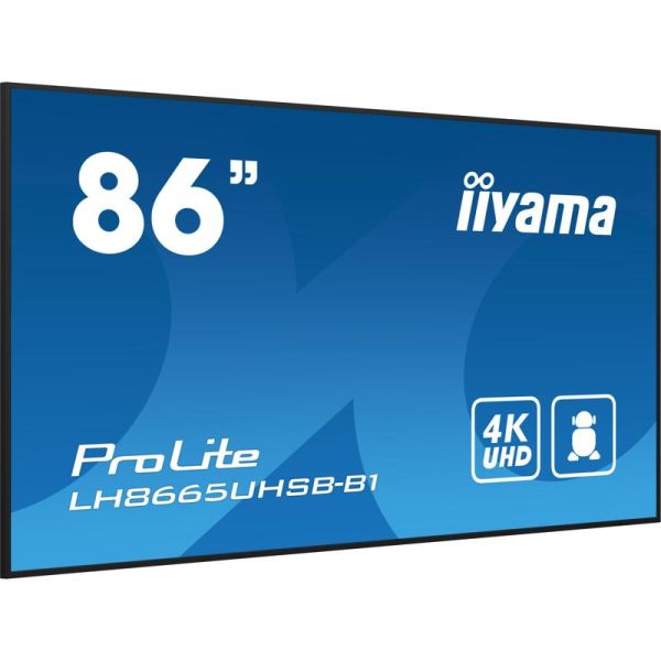 Segnaletica digitale iiyama ProLite LH8665UHSB-B186''