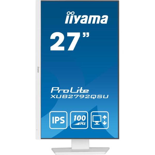 Monitor iiyama XUB2792QSU-W6 27'' QHD LED verticale
