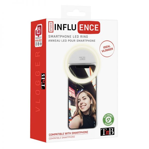 T’NB Influence Anello LED per smartphone