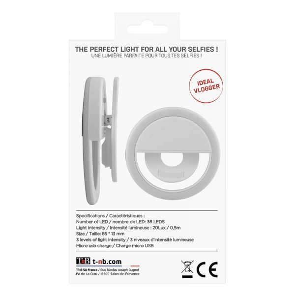 T’NB Influence Anello LED per smartphone