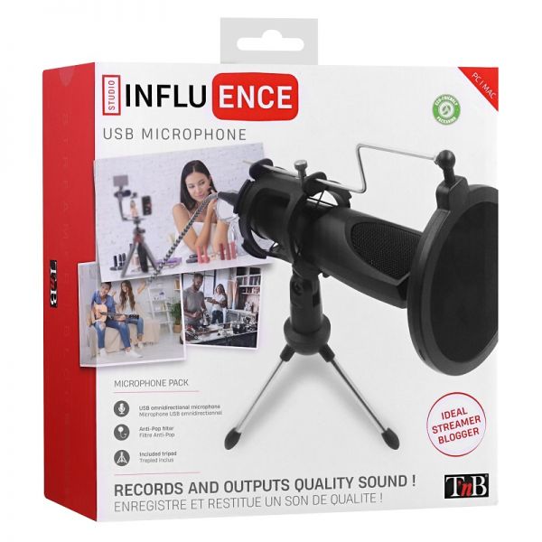 T’NB Influence Microfono omnidirezionale USB