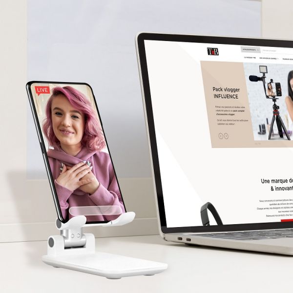 T’NB Influence – Supporto pieghevole da tavolo per smartphone