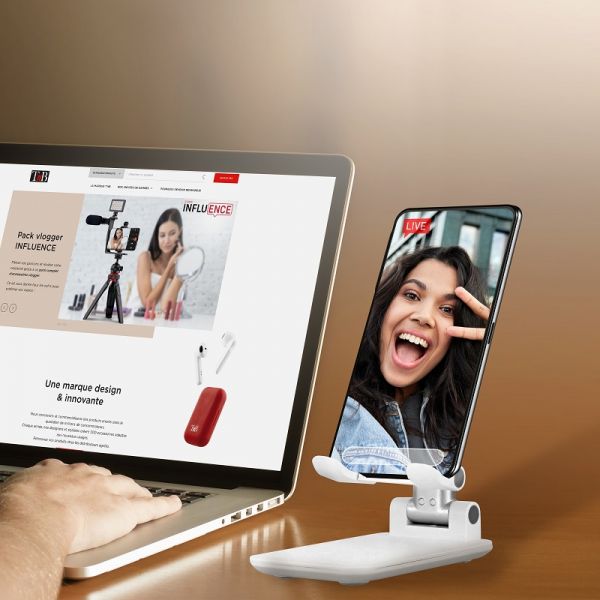T’NB Influence – Supporto pieghevole da tavolo per smartphone