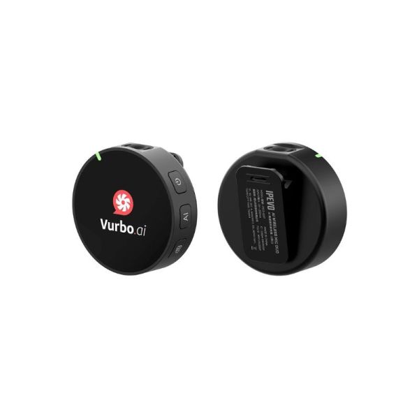 IPEVO AI Wireless Mic Duo