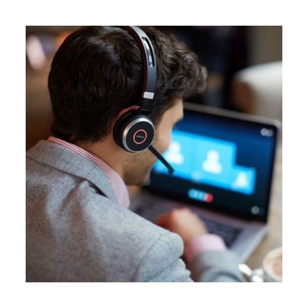 Jabra Evolve 65 UC Duo SE + Base di ricarica