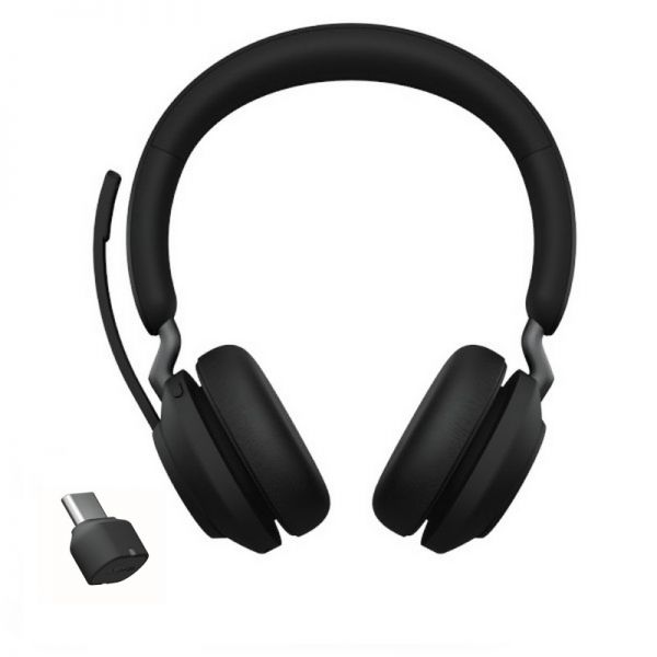 Jabra Evolve2 65 Stereo USB-C UC con supporto di ricarica