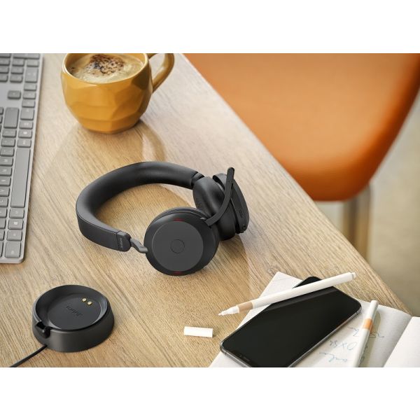Jabra Evolve2 75 USB-C Microsoft Teams + Base di ricarica