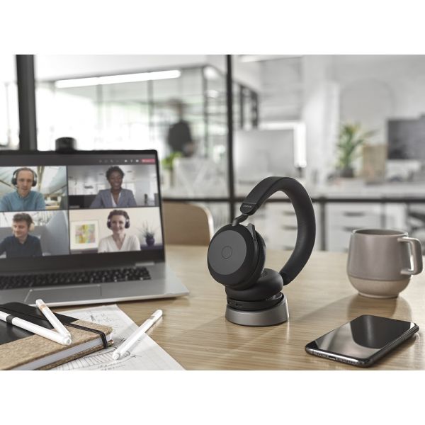 Jabra Evolve2 75 USB-C Microsoft Teams + Base di ricarica