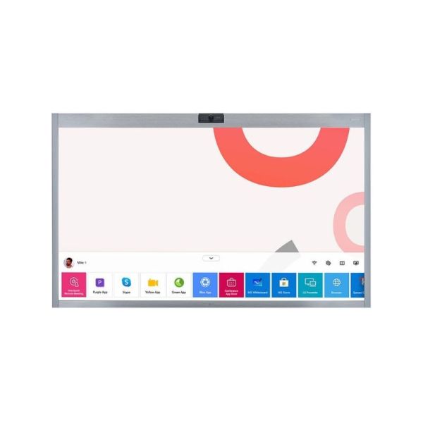 LG One:Quick Works 55CT5WN-B video conferencing display