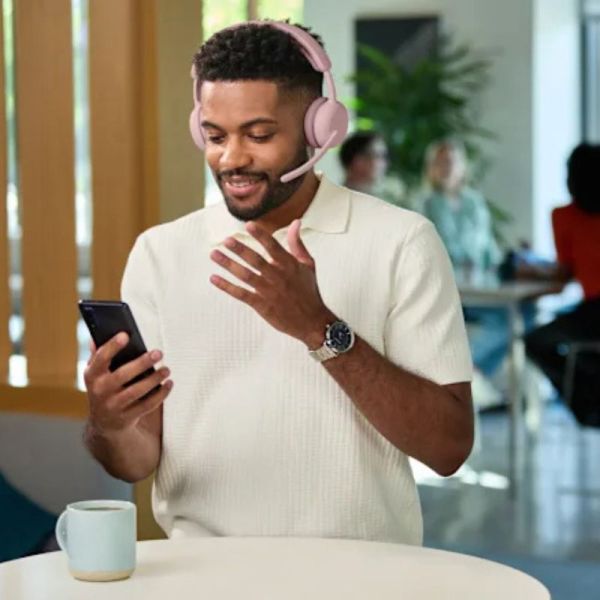 Logitech Zone Wireless 2 ES Teams Rosa con ricevitore