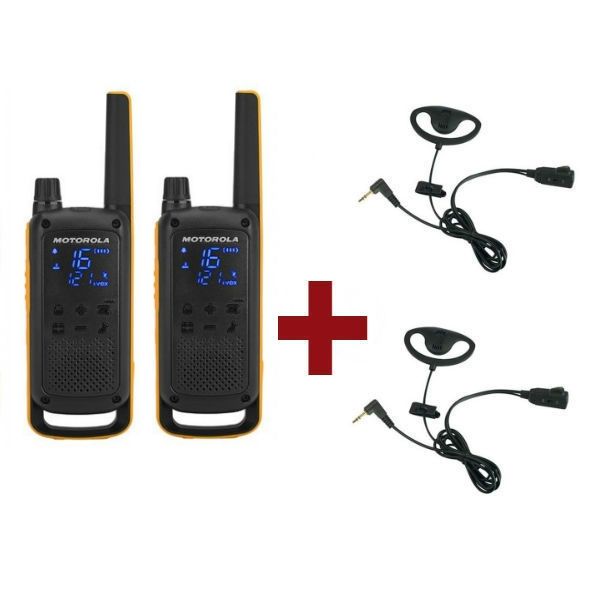 Motorola Talkabout T82 Extreme x2 + Kit Earloop x2