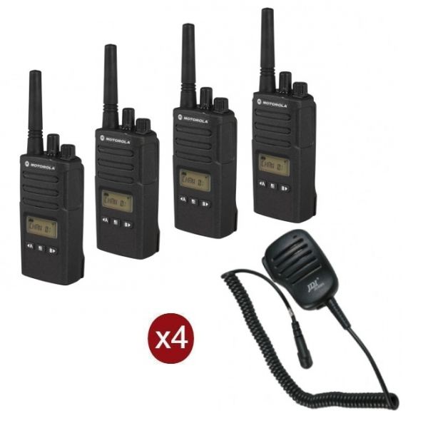  Confezione da 4 Motorola XT460 + 4 altoparlanti