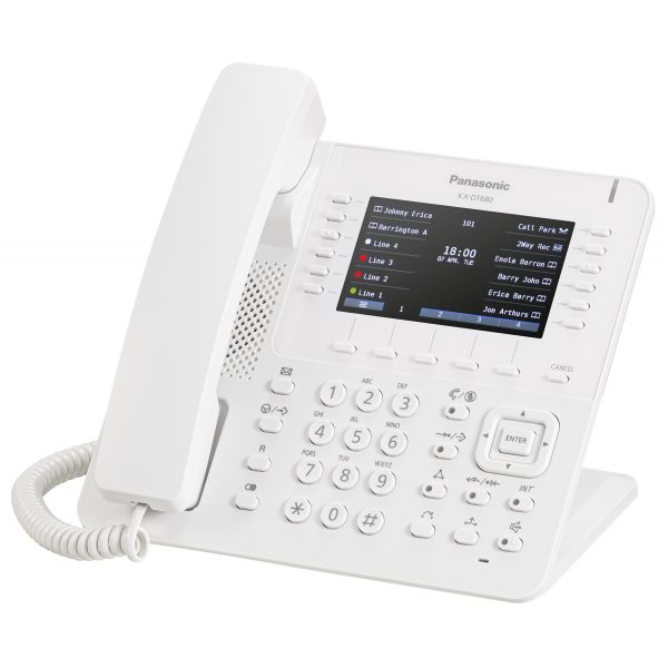 Telefono a fili Panasonic KX-DT680 - Bianco