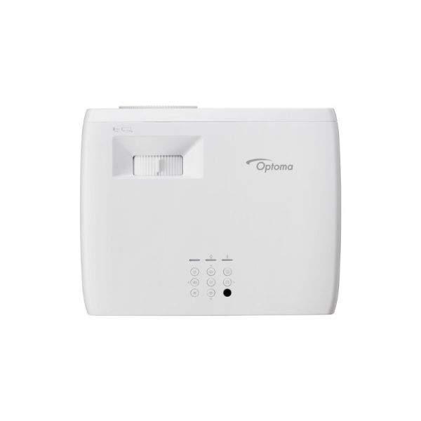 Optoma ZH521 compact laser projector angled view