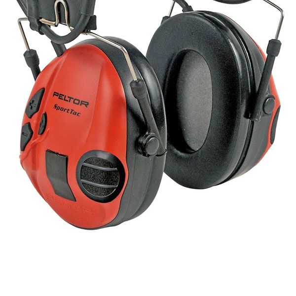 3M Peltor SportTac Nera e Rossa