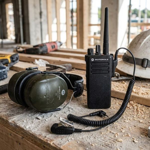 J22 radio adapter cable for Peltor electronic headsets