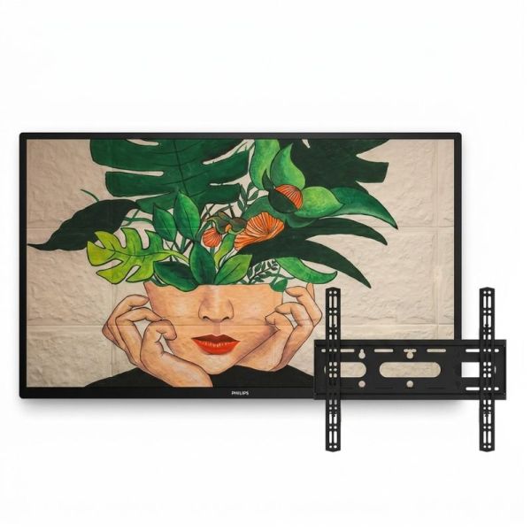 Philips D-Line 65 with B-Tech BT8441 wall mount