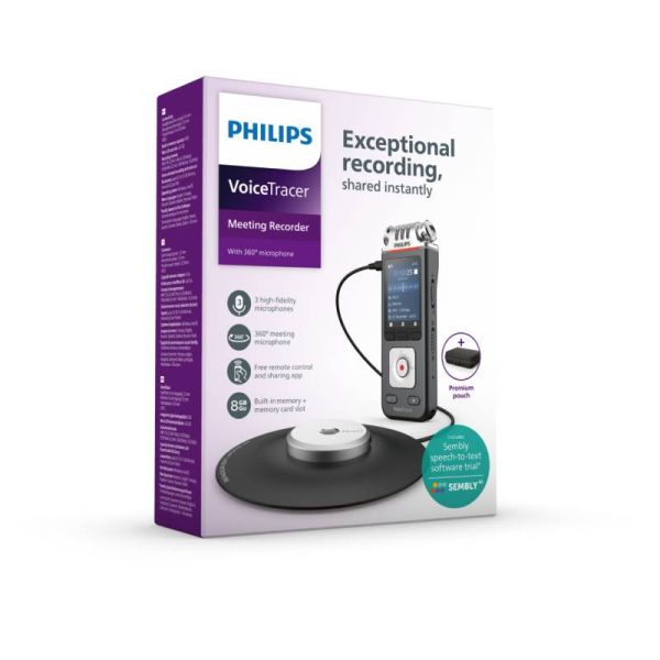 PHILIPS Voice Rec Kit DVT8115 confezione
