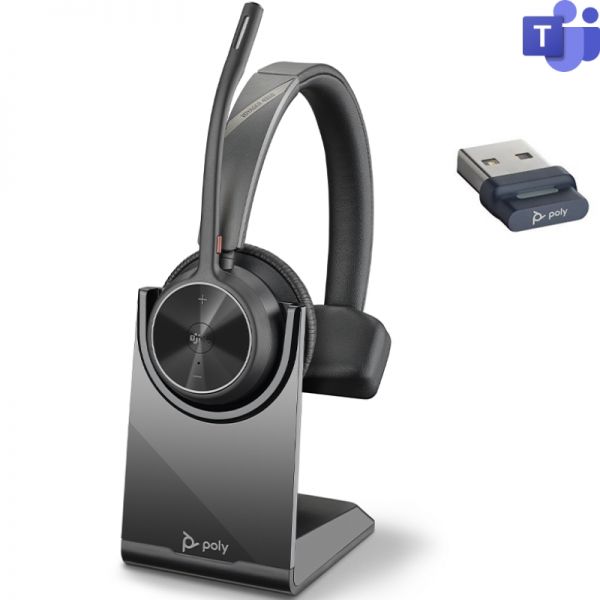 Poly Voyager 4310 USB-A Microsoft Teams + Base di ricarica