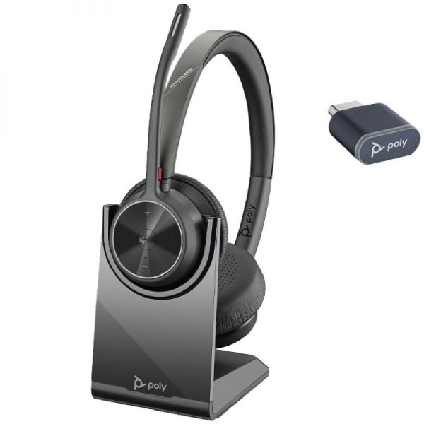Poly Voyager 4320 USB-C Microsoft Teams + Base di ricarica