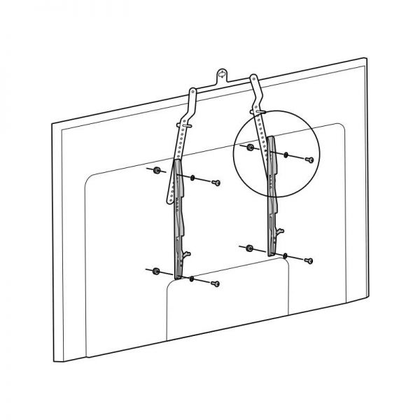 Poly Studio E70 - Kit di montaggio VESA