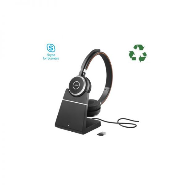 Jabra EVOLVE 65+ MS Stereo + Base Ricondizionato